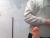Wanking me dildo of