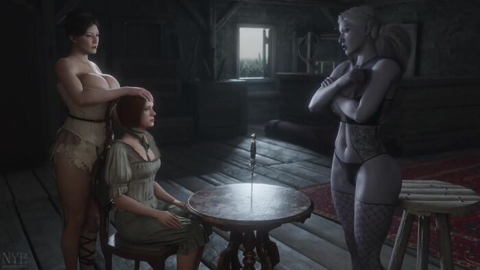 Девочки развлекаются))