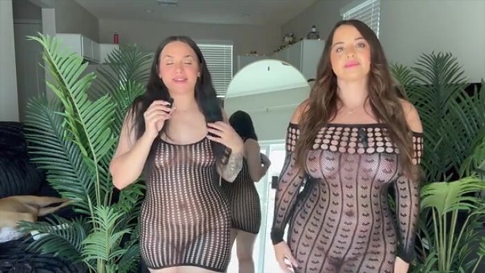 TRANSPARENT Fishnet Dress TRY ON Haul