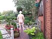 naked in garden