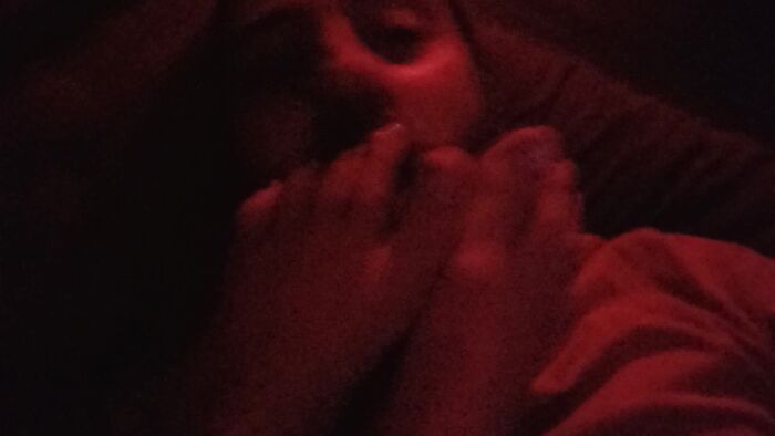 Worshipping Angies sweet feet