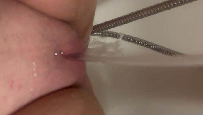 Дроч с водой