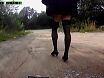 у трассы