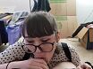Надя делает минет