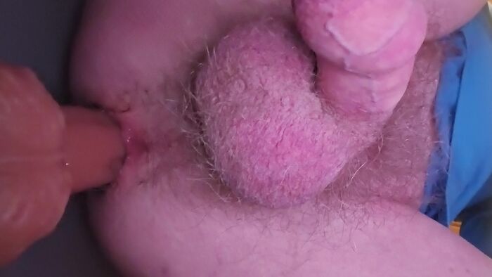 трахаю свою попку