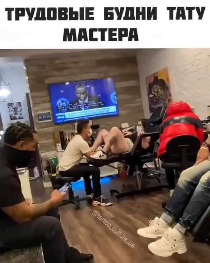 Сучке делают тату