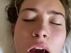 cum on the face and mouth of a young girl