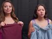 TRANSPARENT Clothes TRY ON!. Lucy ft. Meggan May