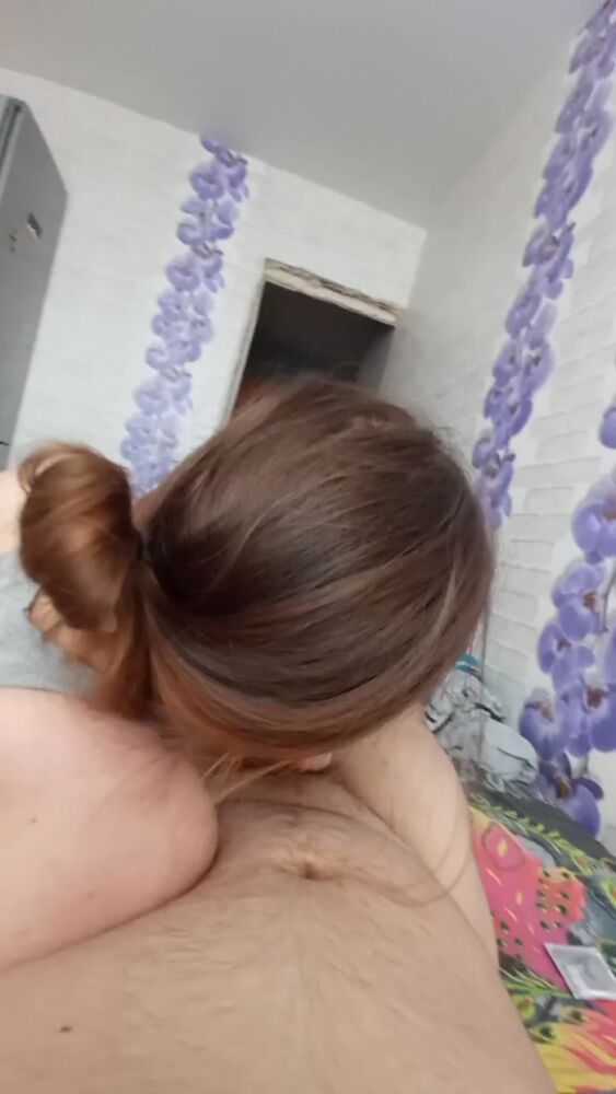 Утренний минетик перед сексом