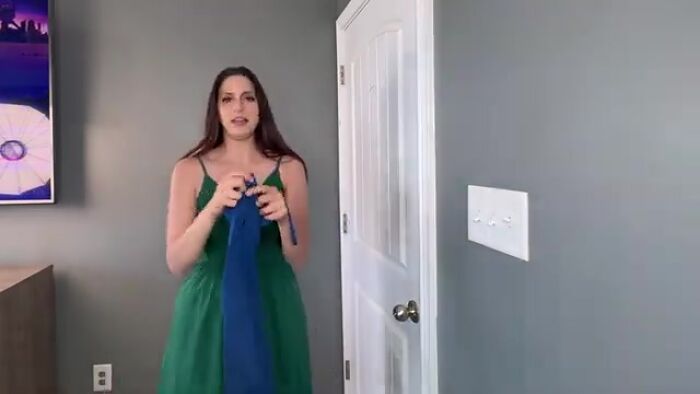 Blue Transparent Dress Try On! Nothing Under