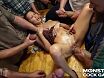 Monster Horse Cock Ganbang Cum Gushing Asian Pussy Gape