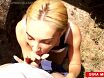 ШЛЮХА ОТСОСАЛА ХУЙ В ПАРКЕ