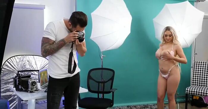 Ебать блонду мечты , дрочите