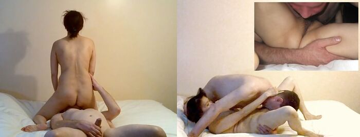 Mature 55 year old Asian woman Facesitting on cam 2