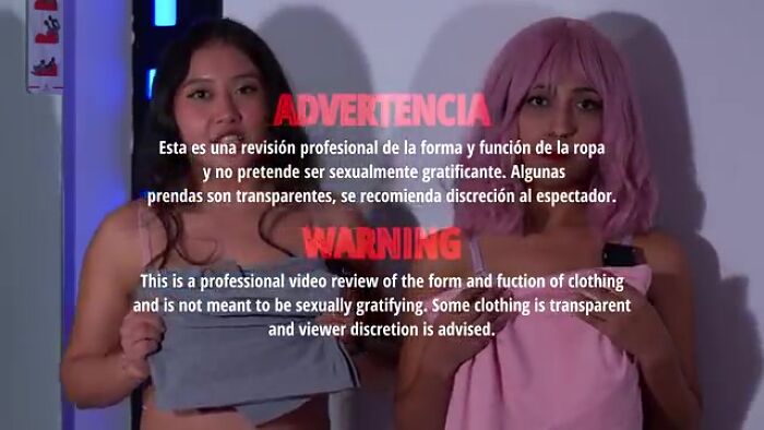 TRANSPARENT Clothes TRY ON!  Lucy ft. Nanis TryOn Part 4