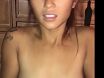 College babe cum facial