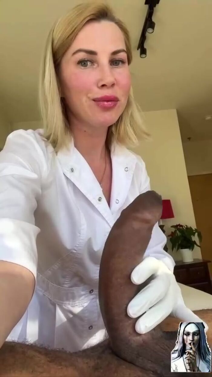 Блонда и большой хуй