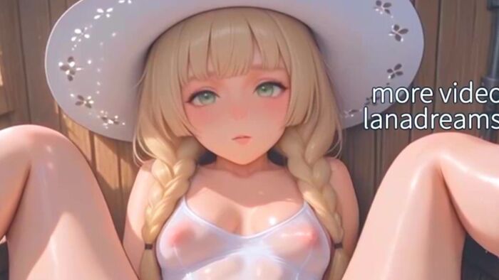 Милая куколка трогает свою писю..