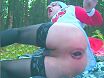 Лесная Нимфа Развлекается с Попкой на Полянке..