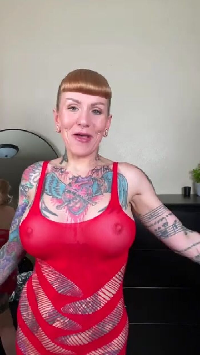 See Thru Dress Review. Transparent Fishnet Clothing Hau