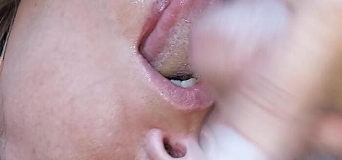 Сперма на лицо.