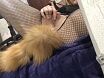 Ласкаю киску с хвостиком в попке